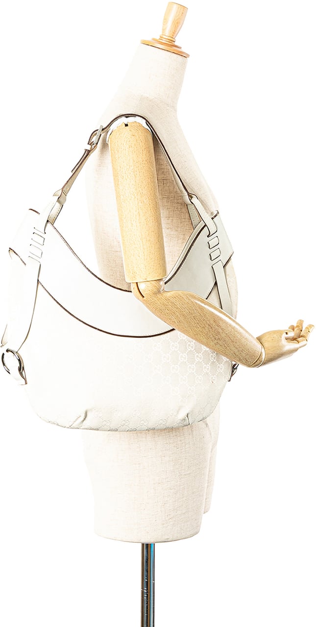 Gucci GG Canvas Hobo Wit