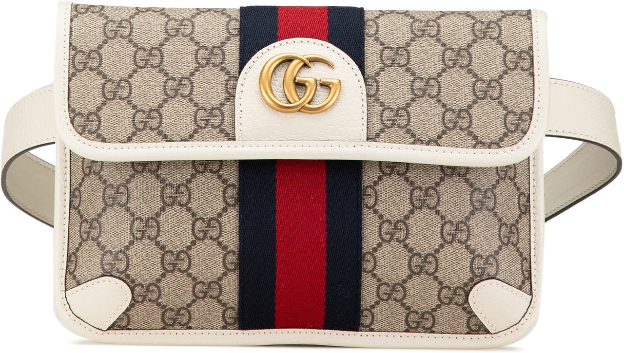 Gucci GG Supreme Ophidia Belt Bag Bruin