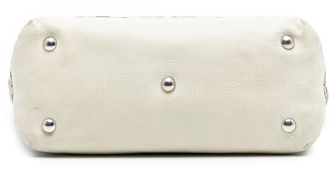 Gucci GG Canvas Web Sunset Tote Bruin