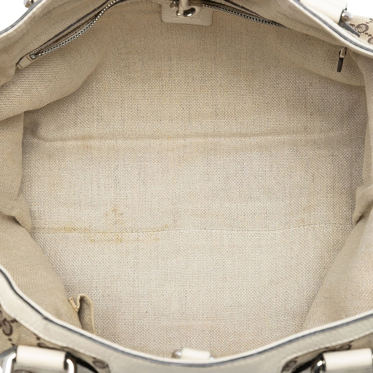 Gucci GG Canvas Web Sunset Tote Bruin