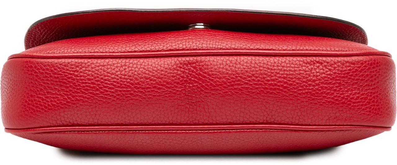 Gucci Medium Leather Soho Chain Flap Crossbody Rood