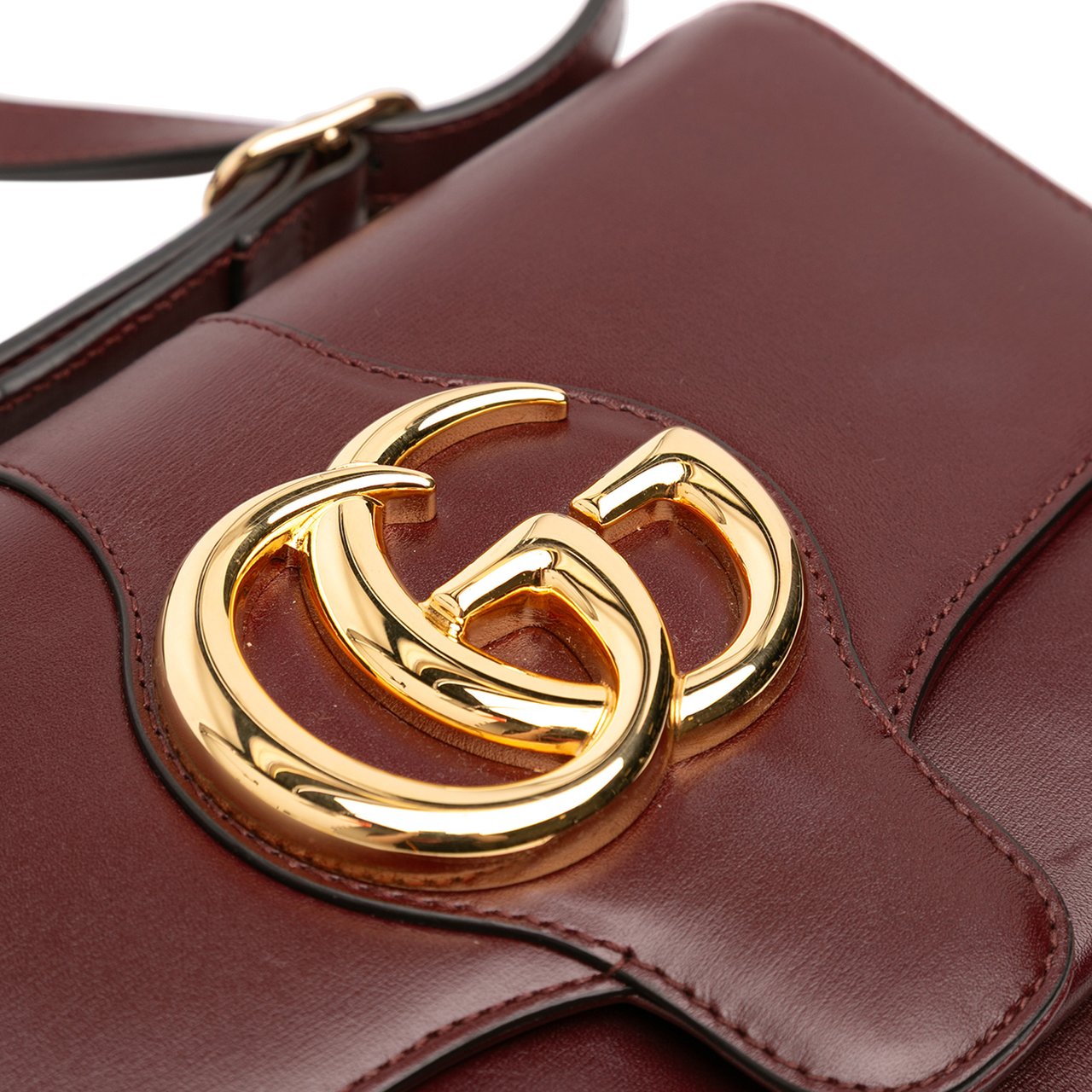 Gucci Small Leather Arli Crossbody Rood