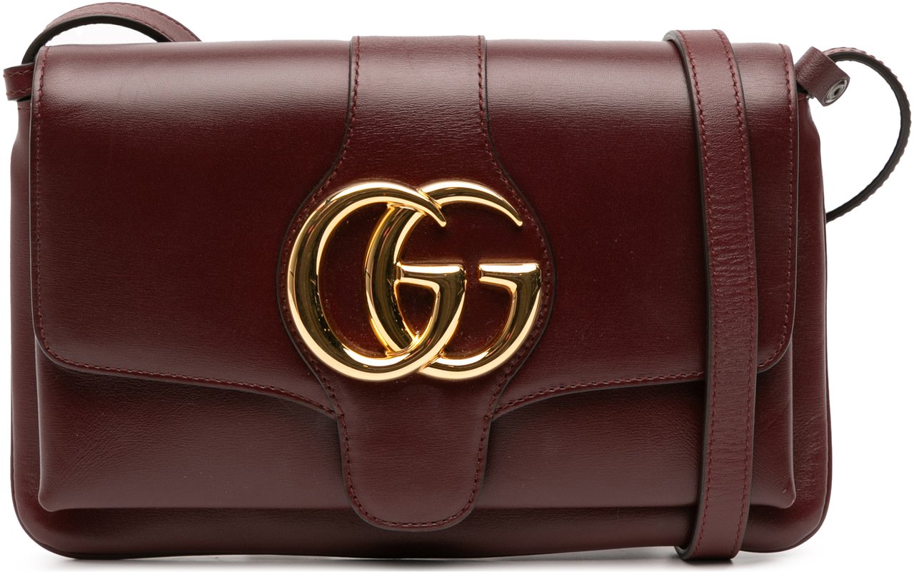 Gucci Small Leather Arli Crossbody Rood