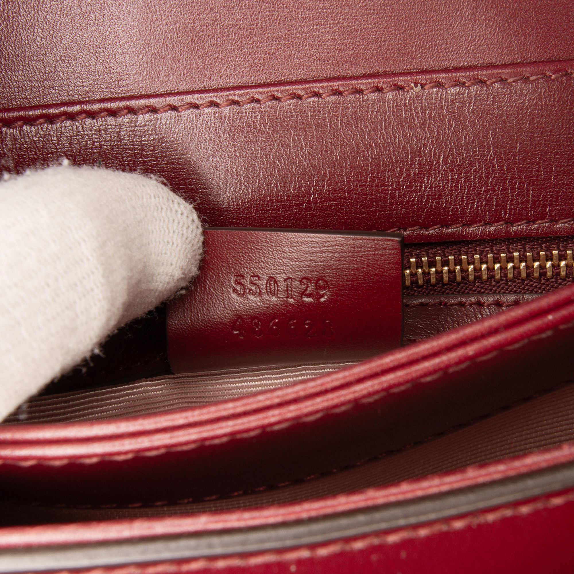 Gucci Small Leather Arli Crossbody Rood