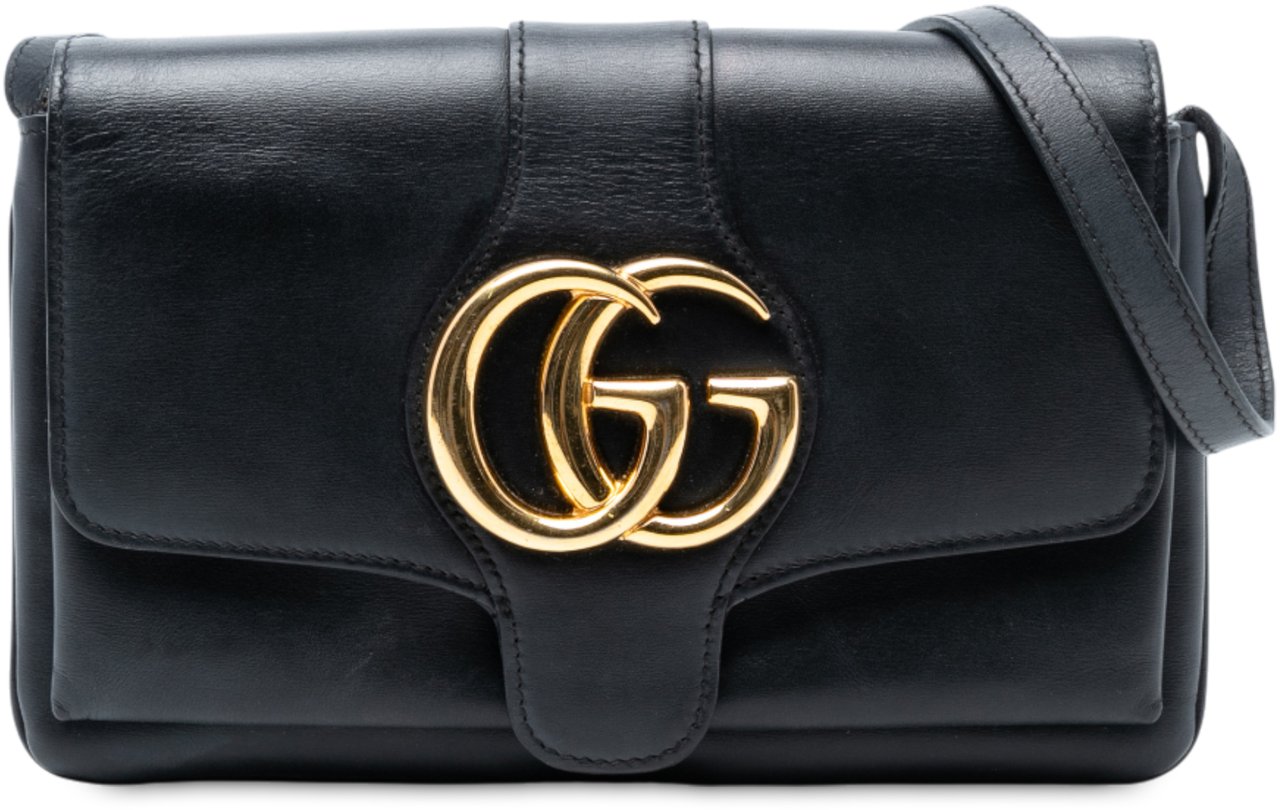 Gucci Small Leather Arli Crossbody Zwart