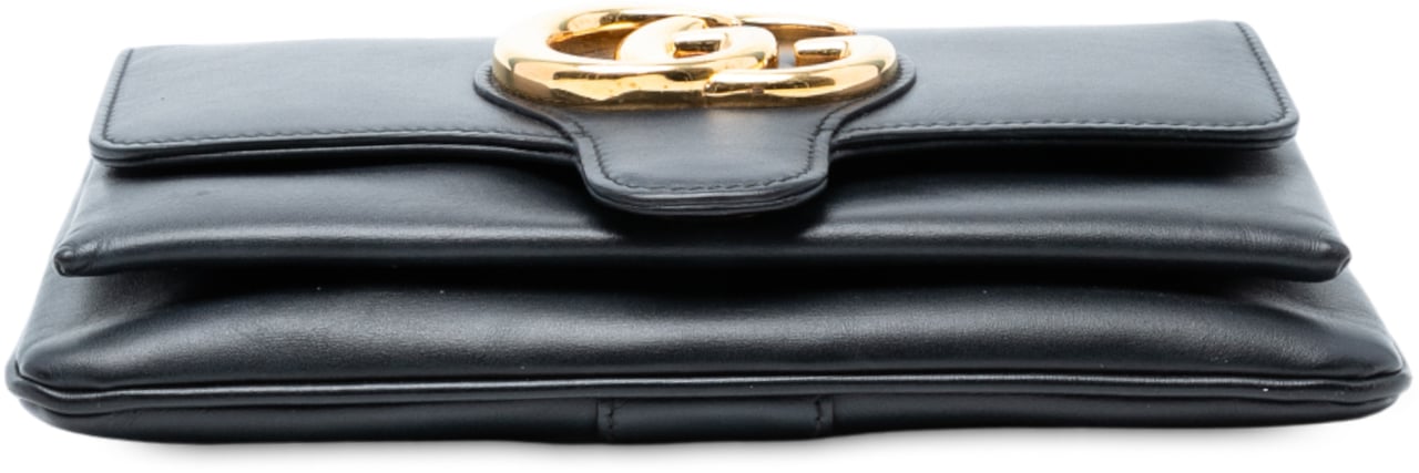 Gucci Small Leather Arli Crossbody Zwart