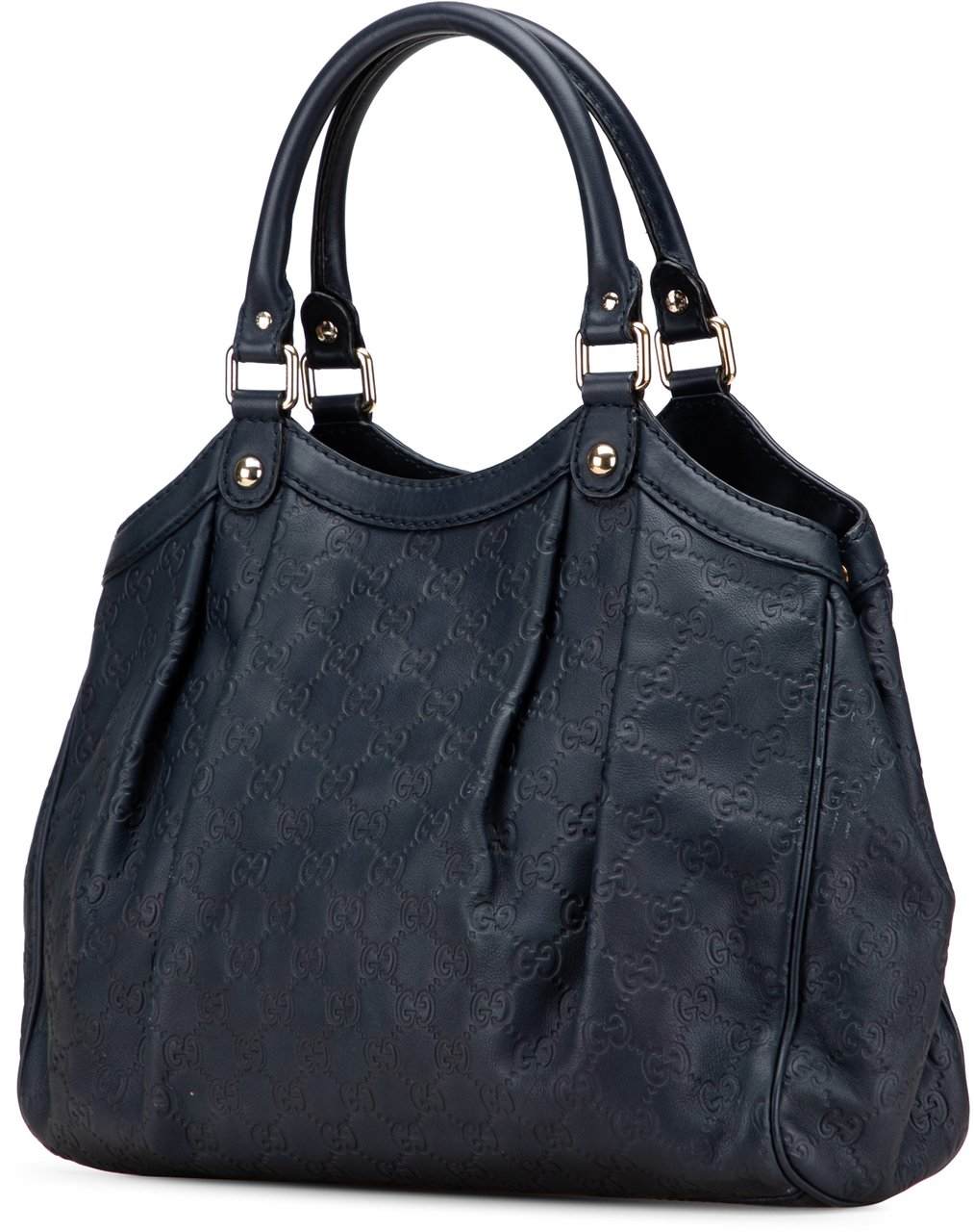 Gucci Medium Guccissima Sukey Tote Blauw