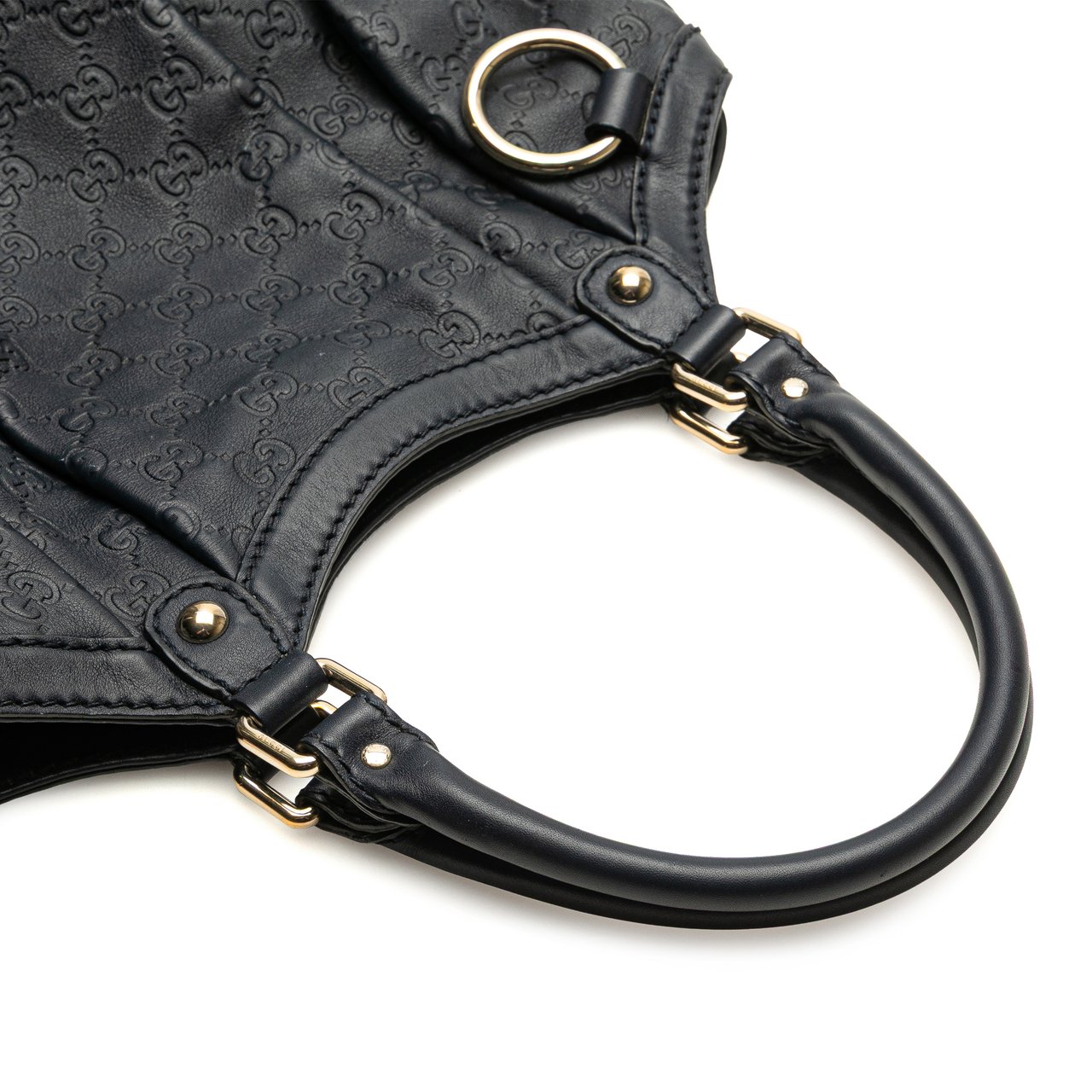 Gucci Medium Guccissima Sukey Tote Blauw