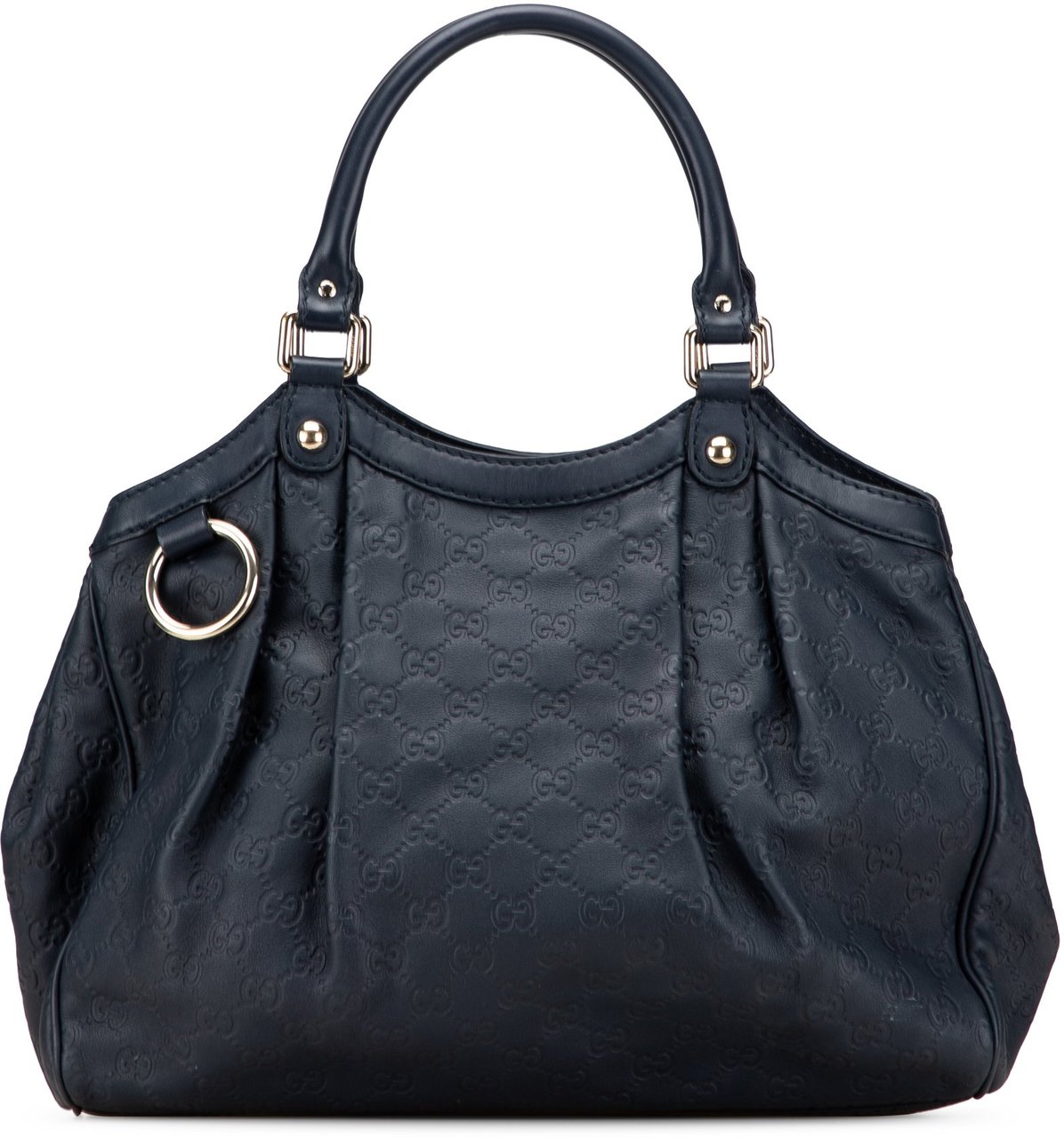 Gucci Medium Guccissima Sukey Tote Blauw