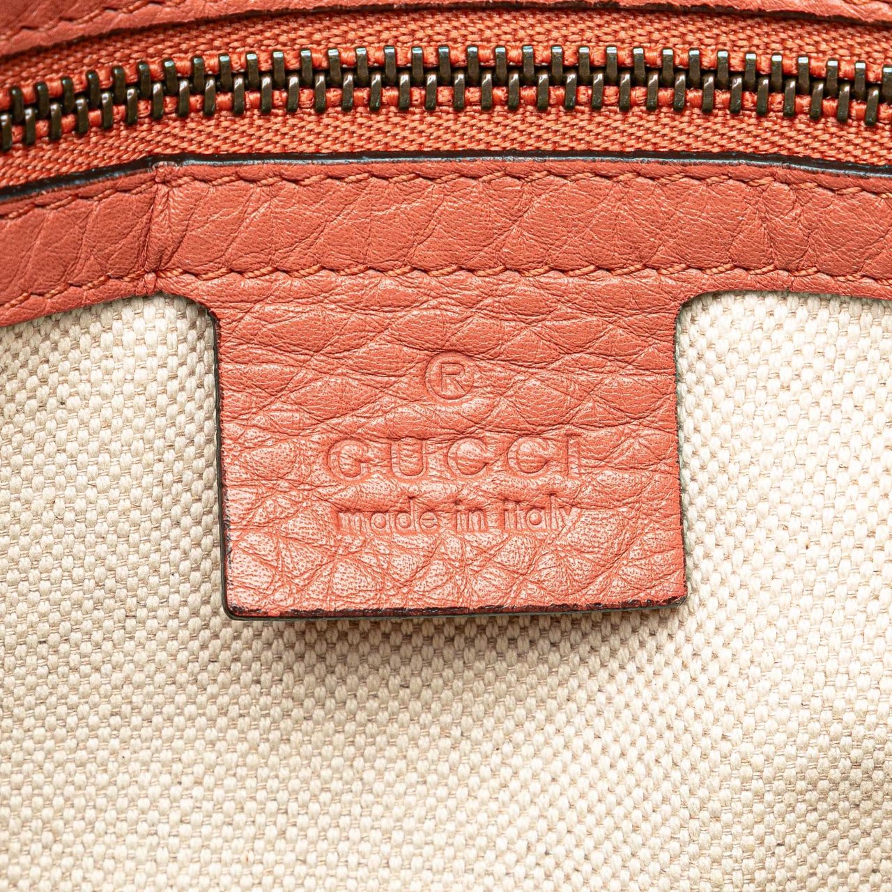 Gucci Leather Bamboo Satchel Roze