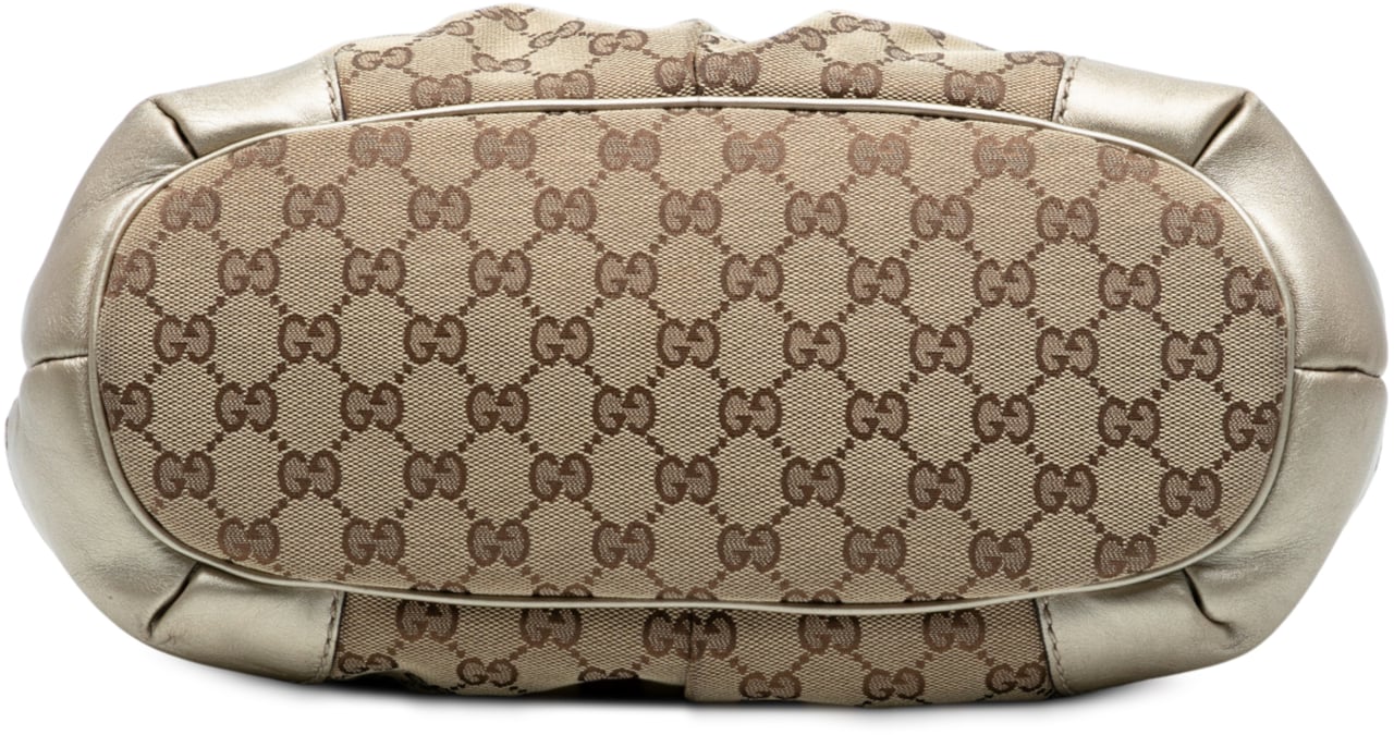 Gucci GG Canvas Sukey Satchel Bruin