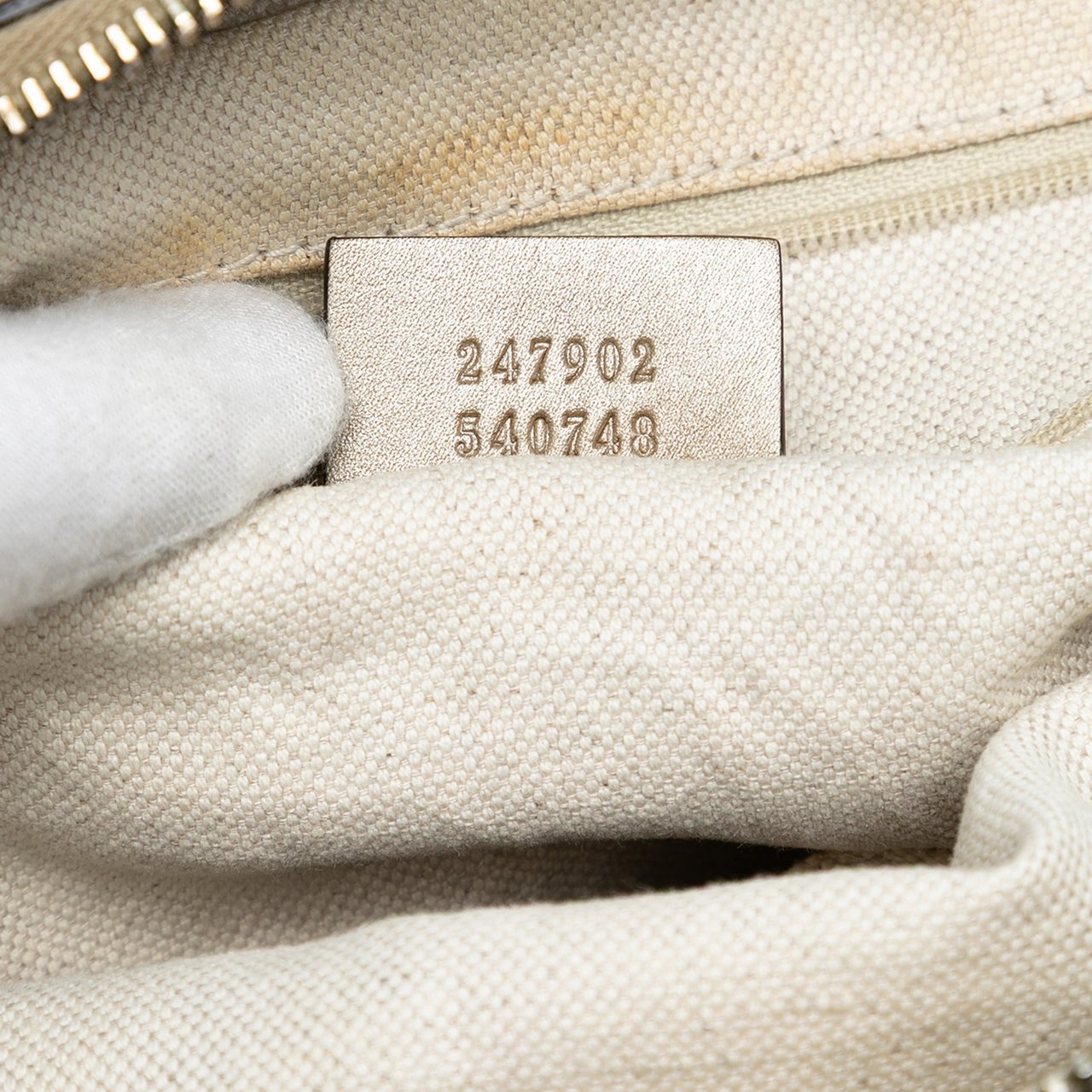 Gucci GG Canvas Sukey Satchel Bruin