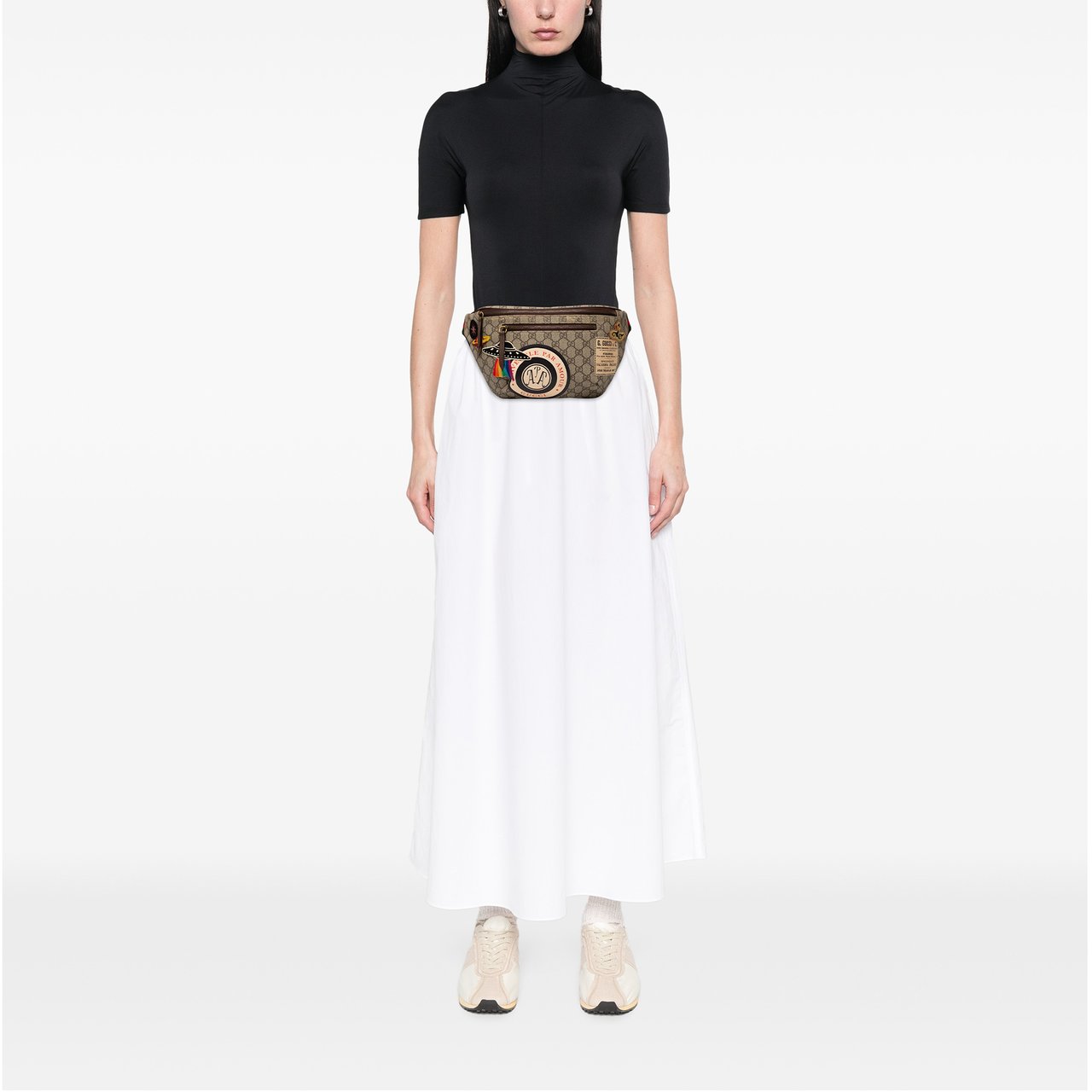 Gucci GG Supreme Courrier Belt Bag Bruin