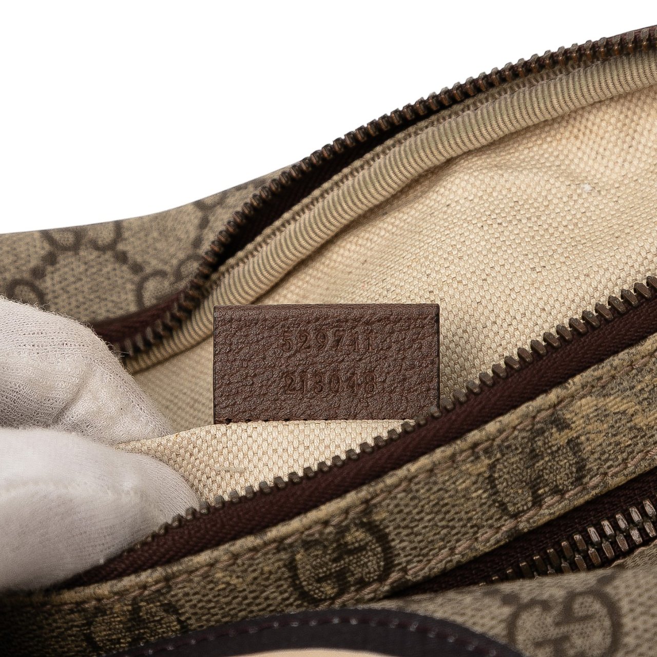 Gucci GG Supreme Courrier Belt Bag Bruin