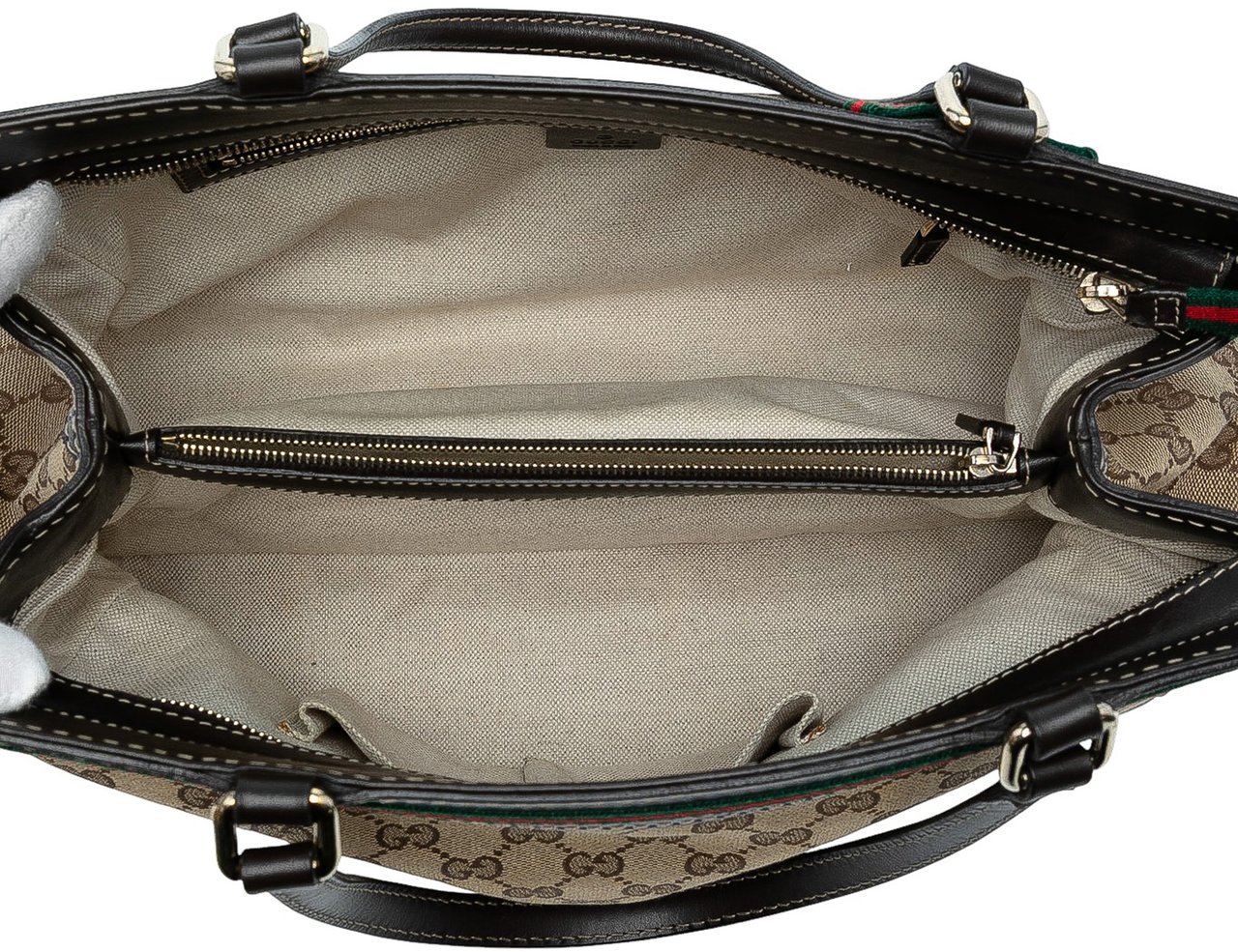 Gucci GG Canvas Mayfair Tote Bruin