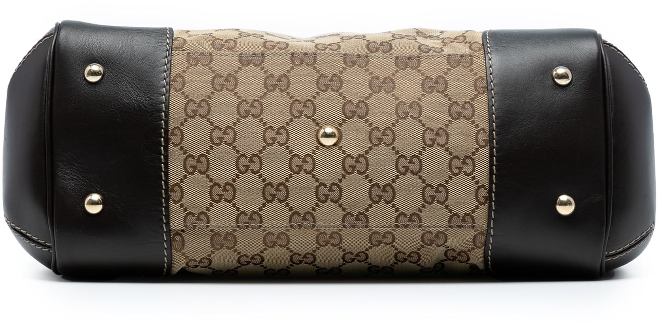Gucci GG Canvas Mayfair Tote Bruin
