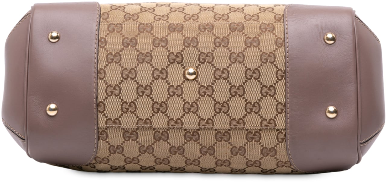 Gucci GG Canvas Mayfair Tote Bruin