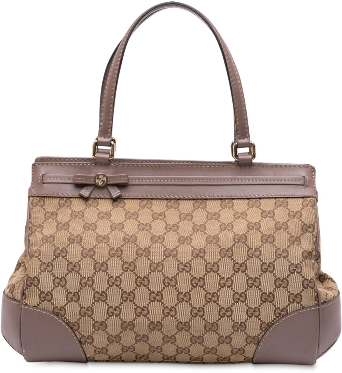 Gucci GG Canvas Mayfair Tote Bruin