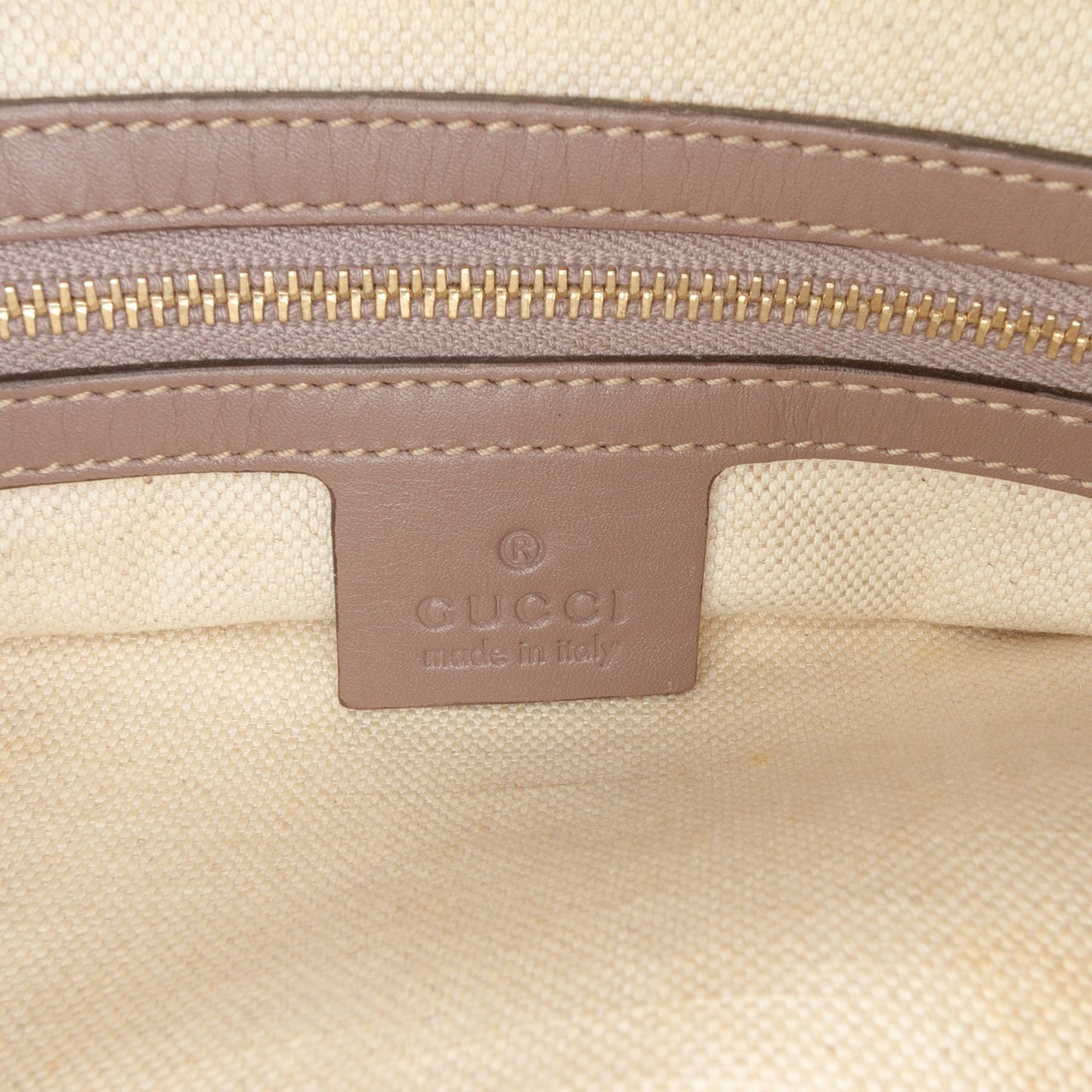 Gucci GG Canvas Mayfair Tote Bruin