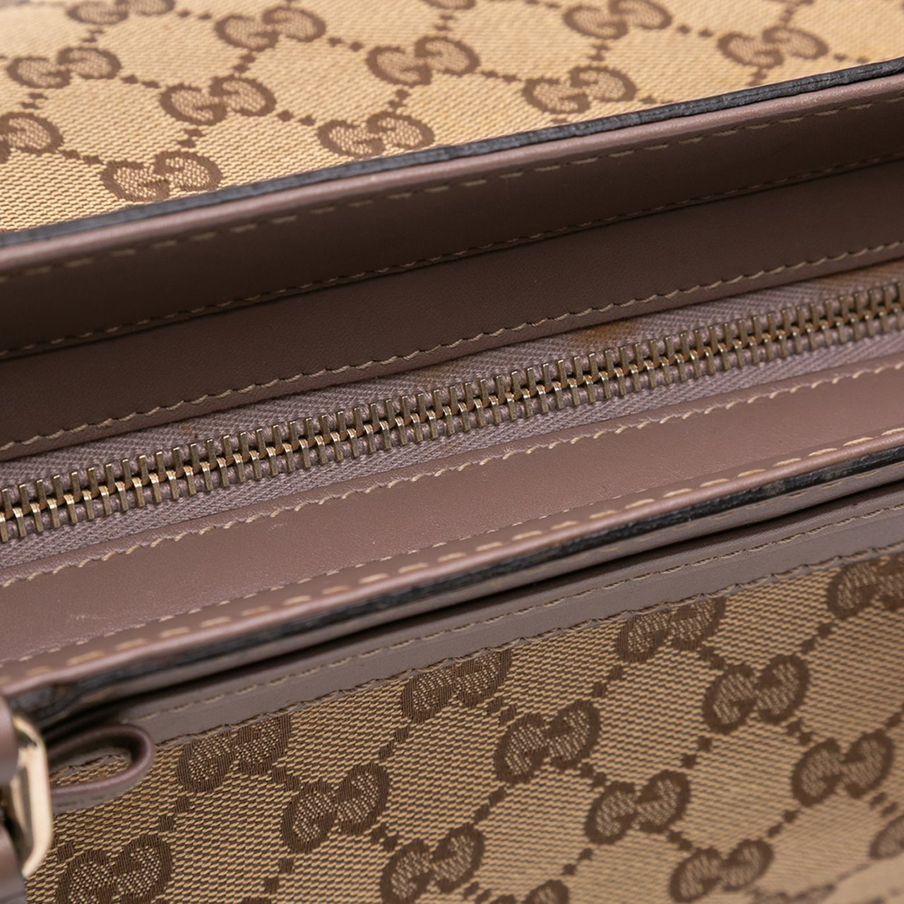 Gucci GG Canvas Mayfair Tote Bruin