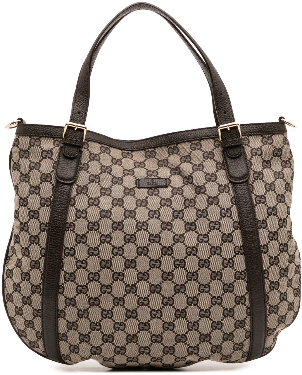 Gucci GG Canvas Satchel Bruin