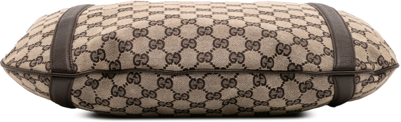 Gucci GG Canvas Satchel Bruin