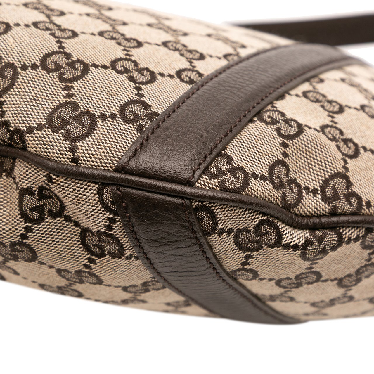 Gucci GG Canvas Satchel Bruin