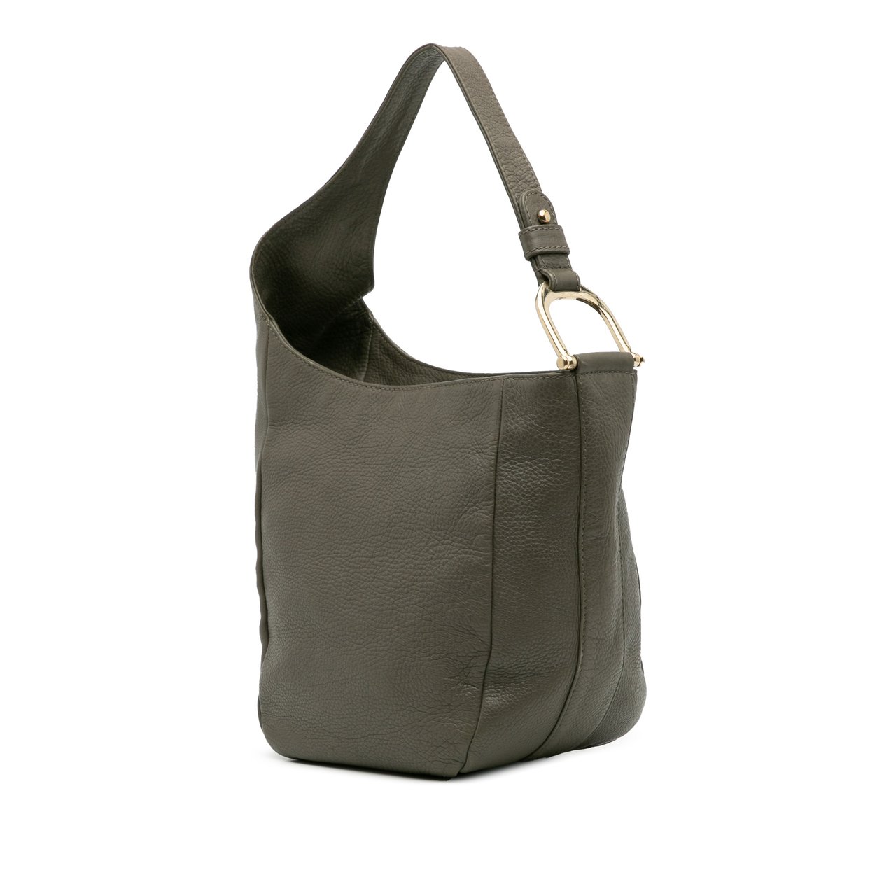 Gucci Leather Greenwich Hobo Grijs