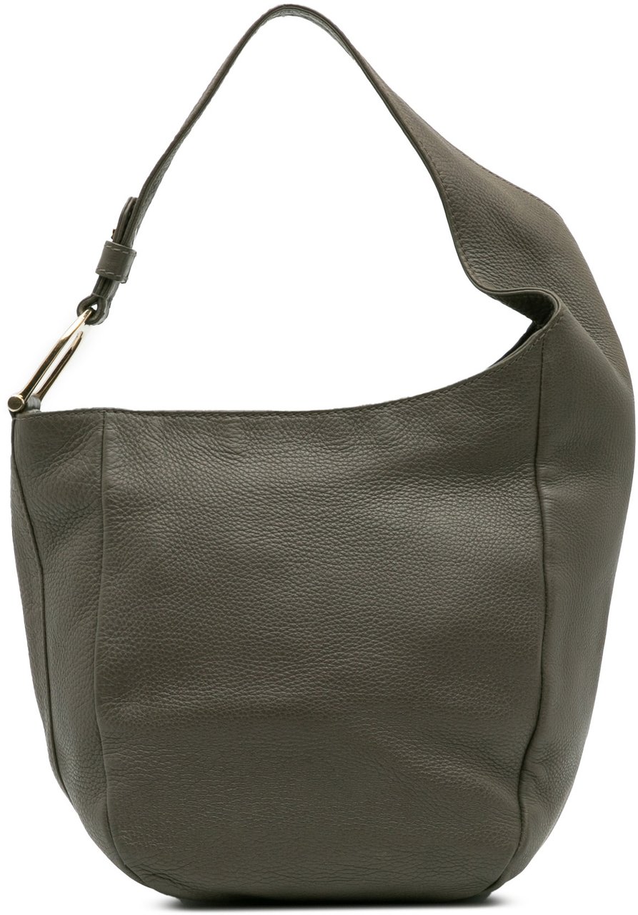 Gucci Leather Greenwich Hobo Grijs