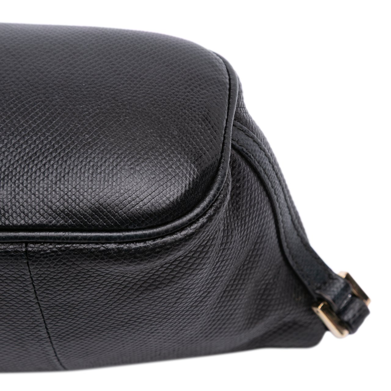 Gucci Lizard Embossed Calfskin Boat Zwart