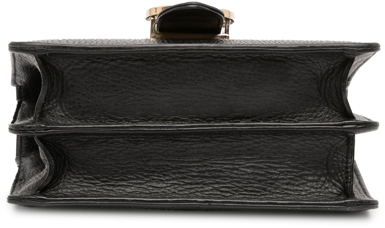 Gucci Small Dollar Calfskin Interlocking G Crossbody Zwart