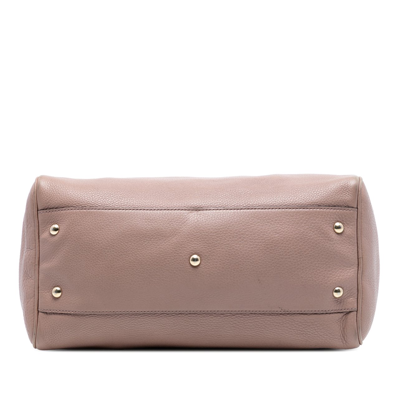 Gucci Medium Calfskin Bamboo Shopper Boston Bag Roze