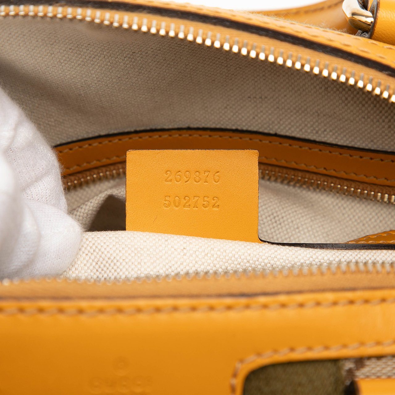 Gucci Small GG Canvas Web Joy Boston Bag Bruin