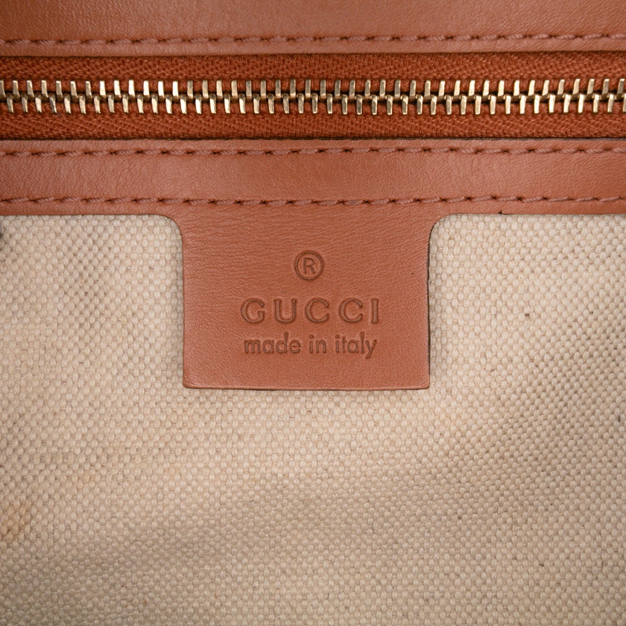 Gucci Small GG Canvas Web Joy Boston Bag Bruin
