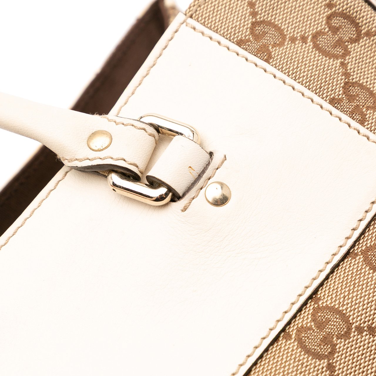 Gucci GG Canvas Trophy Tote Bruin