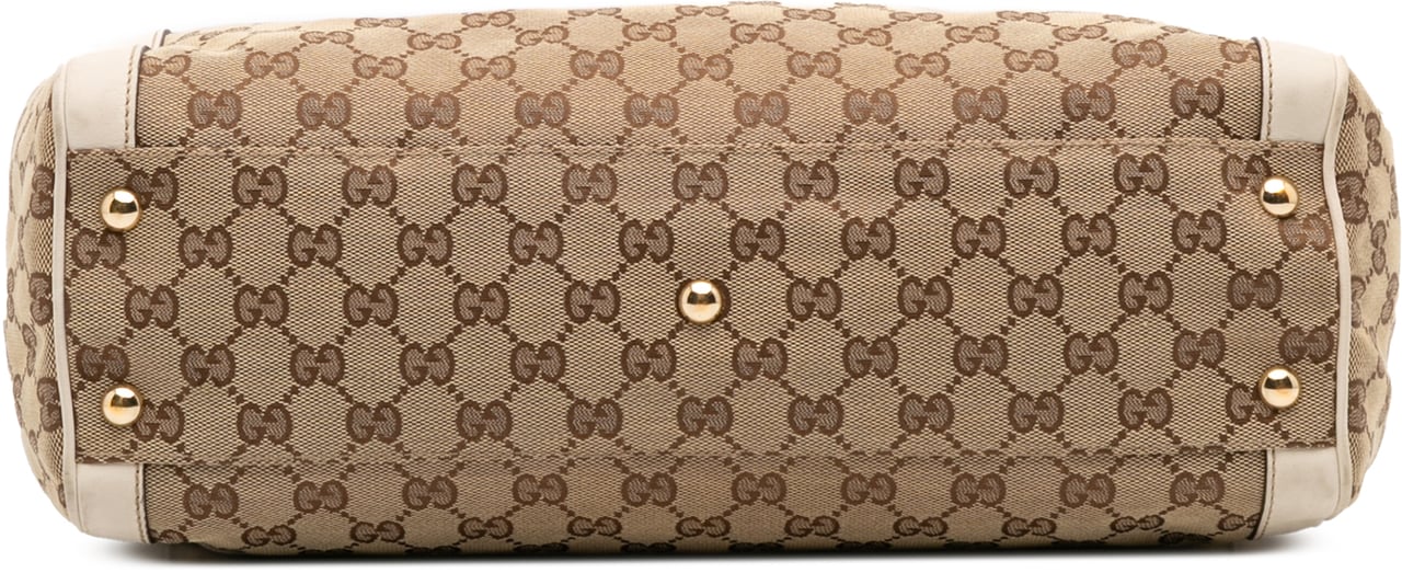 Gucci GG Canvas Trophy Tote Bruin