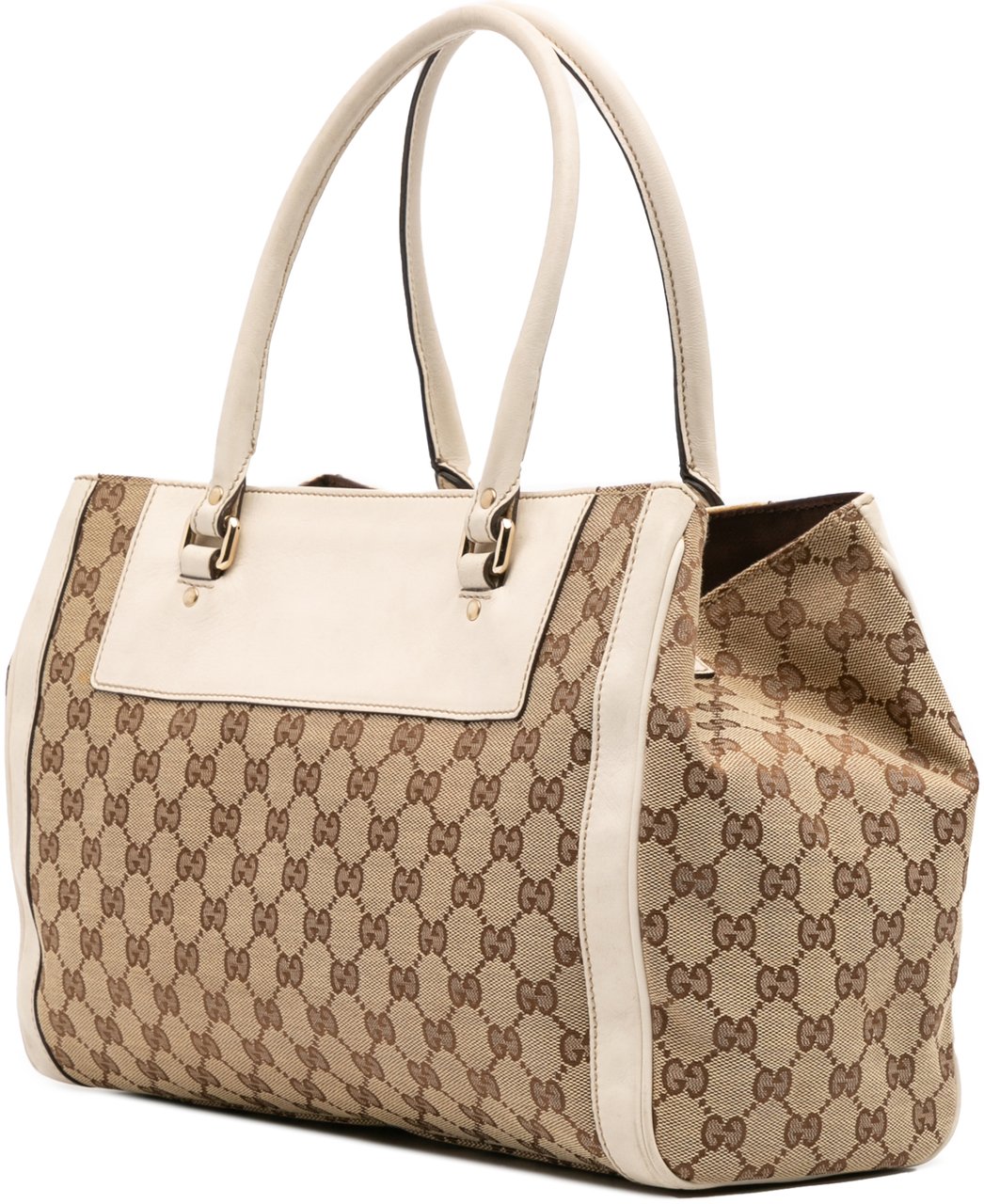 Gucci GG Canvas Trophy Tote Bruin