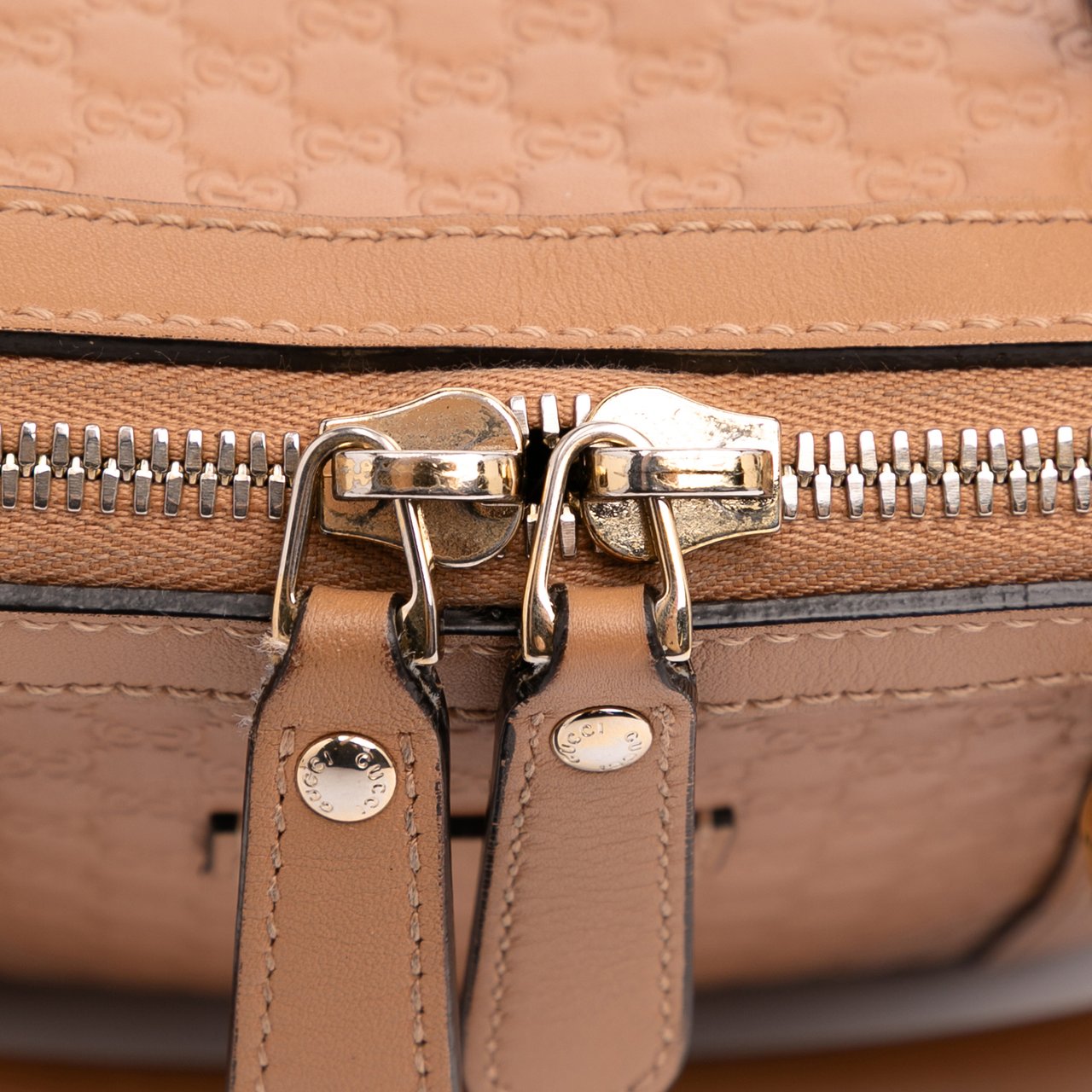 Gucci Mini Microguccissima Dome Satchel Bruin