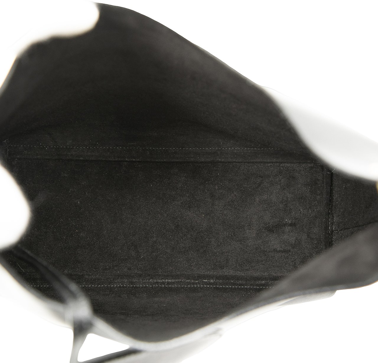 Gucci Leather Bamboo Shoulder Bag Zwart