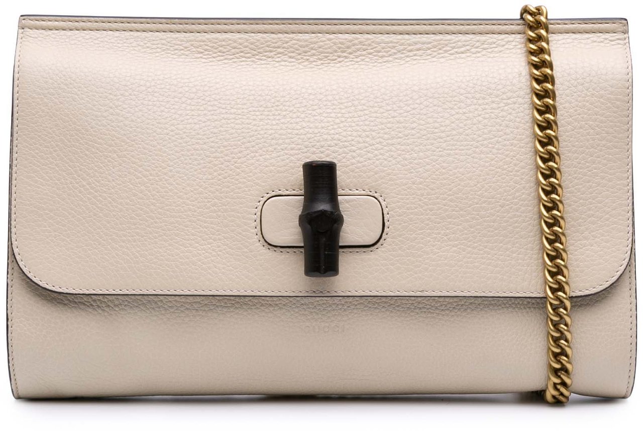 Gucci Leather Bamboo Daily Crossbody Wit