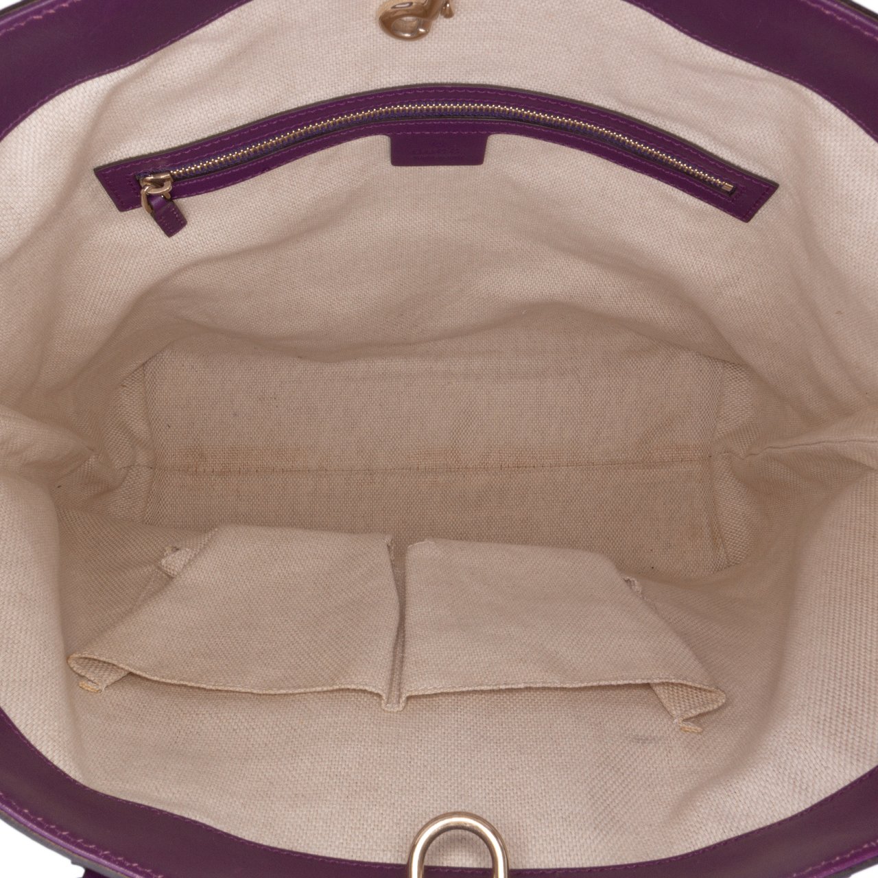 Gucci GG Canvas Tote Bruin