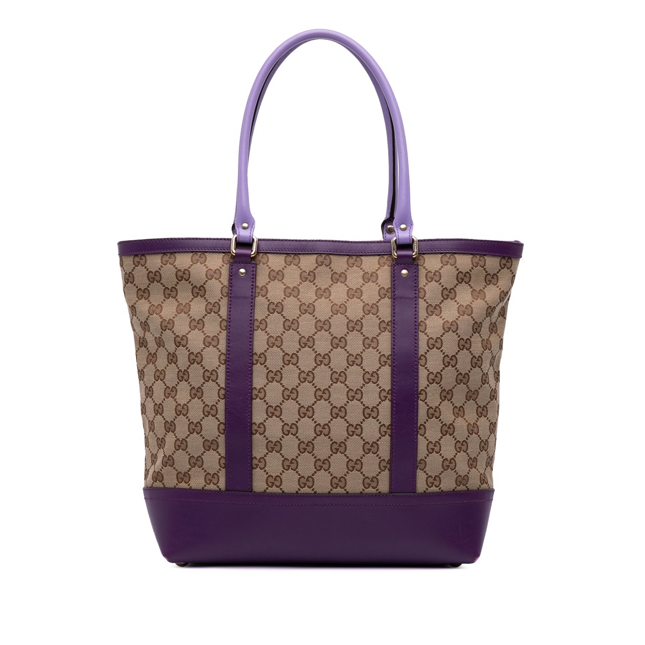 Gucci GG Canvas Tote Bruin