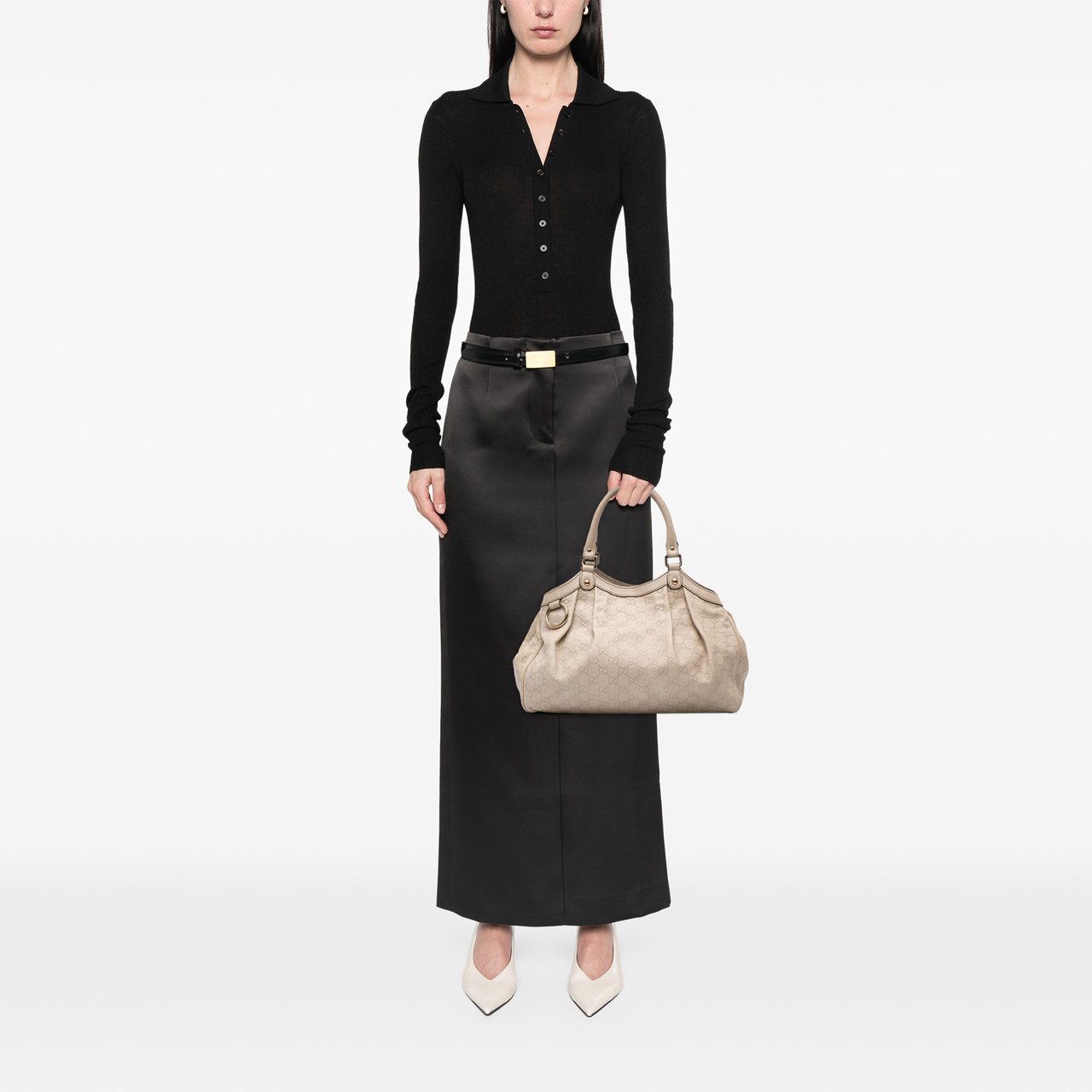 Gucci Medium Guccissima Sukey Tote Bruin