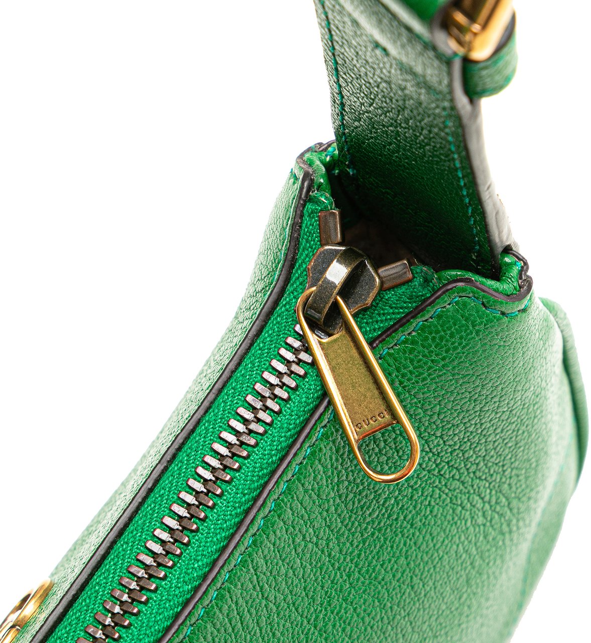 Gucci Mini Leather Aphrodite Shoulder Bag Groen