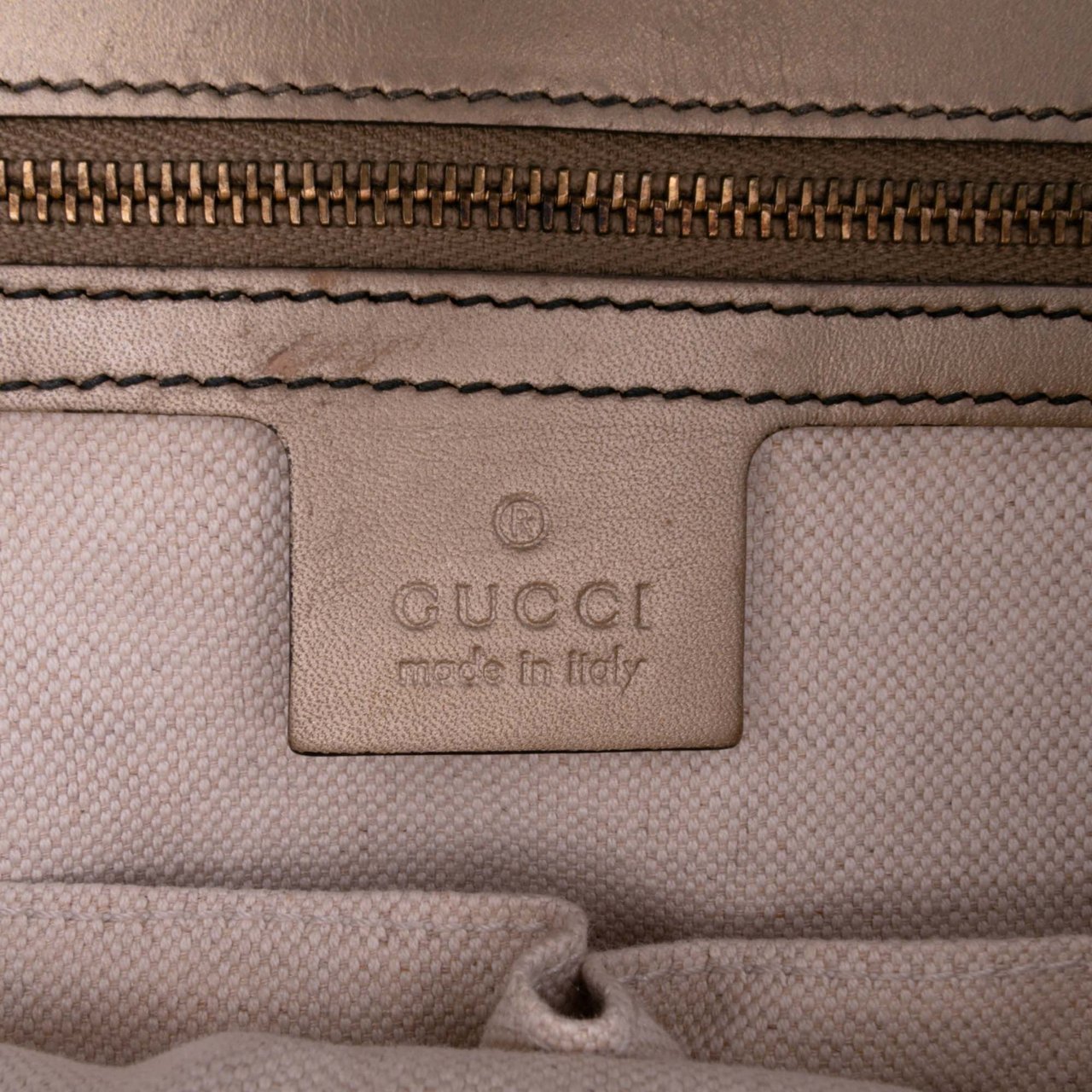 Gucci Large Guccissima Emily Shoulder Bag Goud