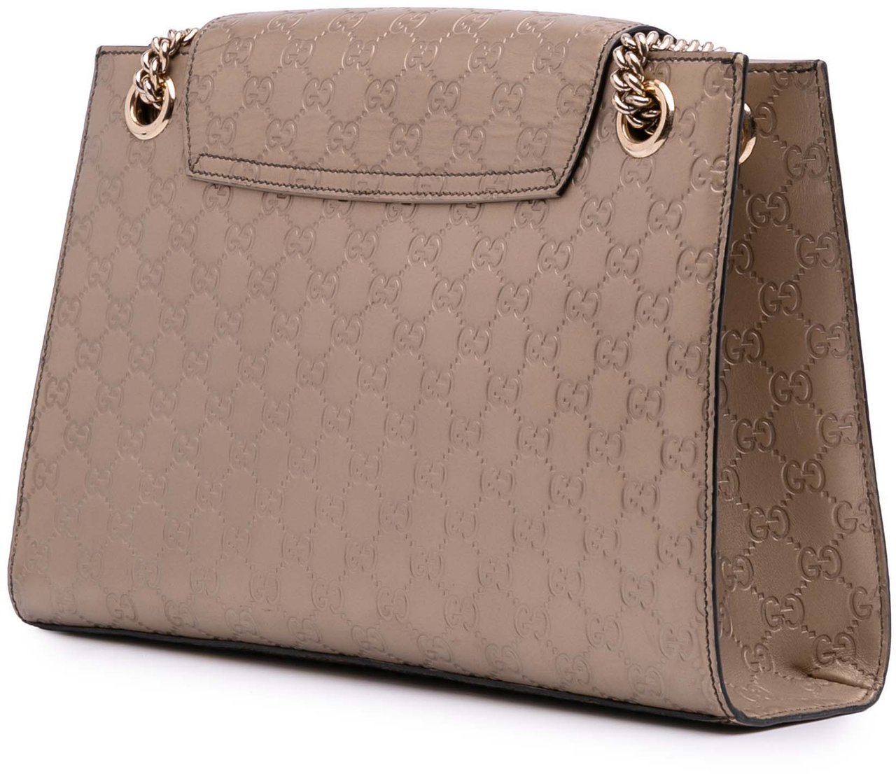 Gucci Large Guccissima Emily Shoulder Bag Goud