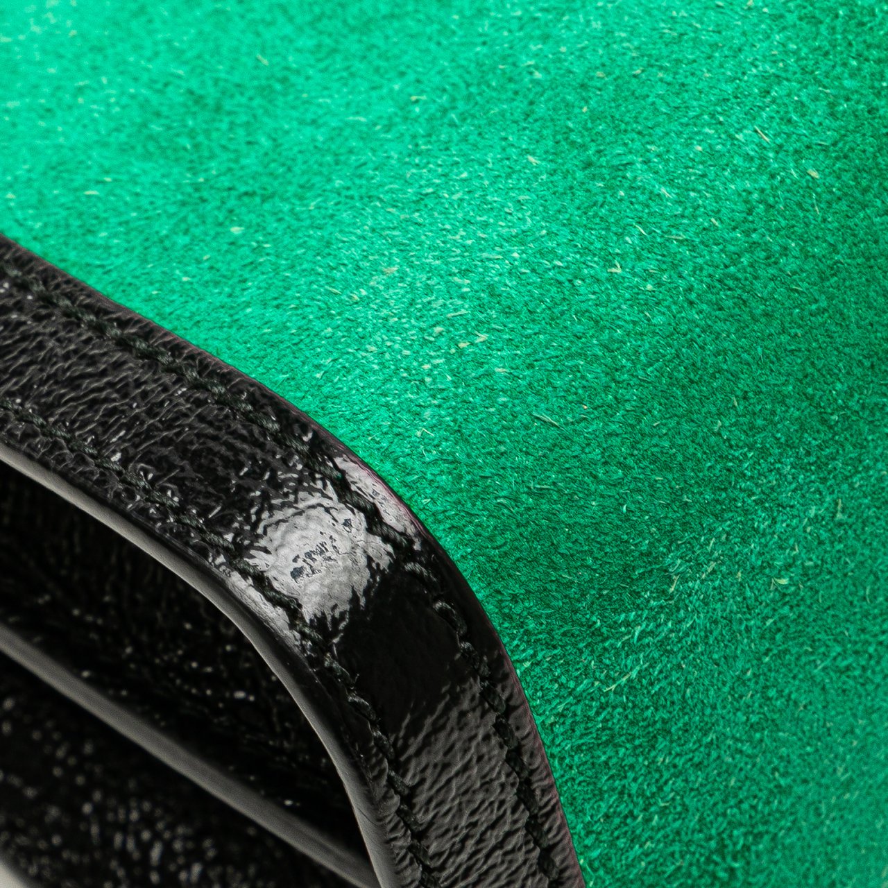 Gucci Small Suede Ophidia Chain Crossbody Groen