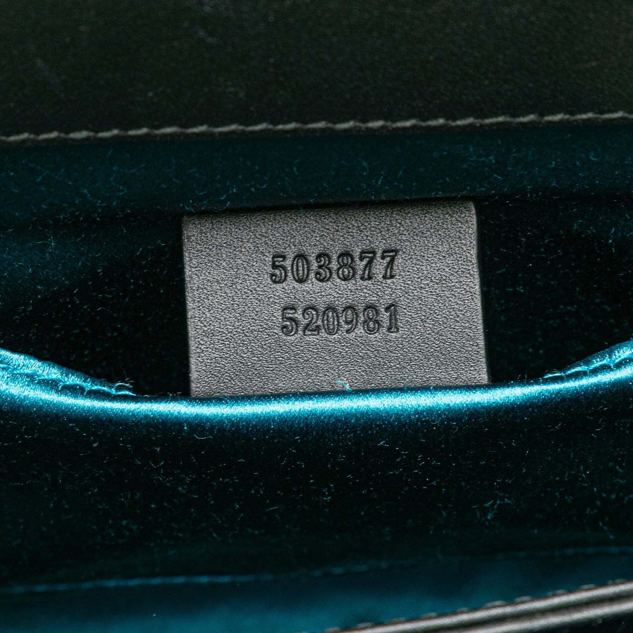 Gucci Small Suede Ophidia Chain Crossbody Groen