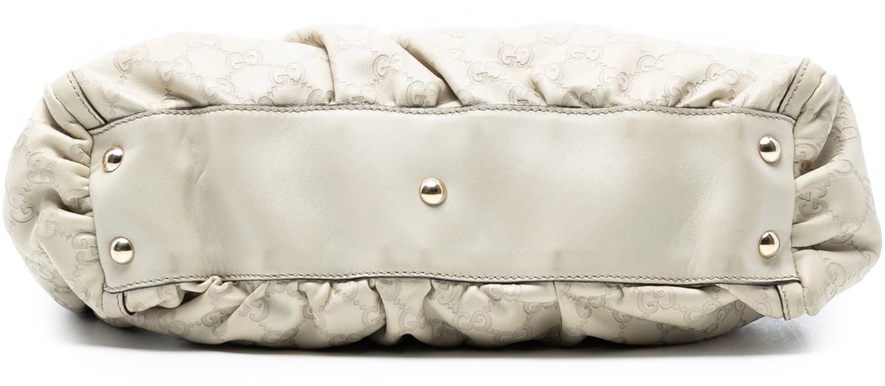 Gucci Guccissima Abbey D Ring Tote Wit