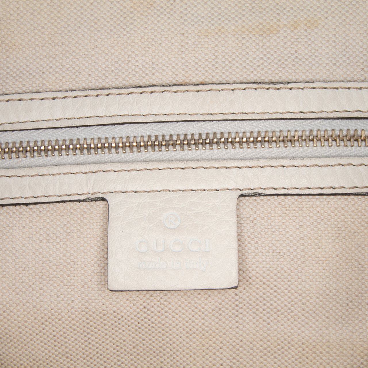 Gucci Medium Calfskin Web Joy Boston Bag Wit